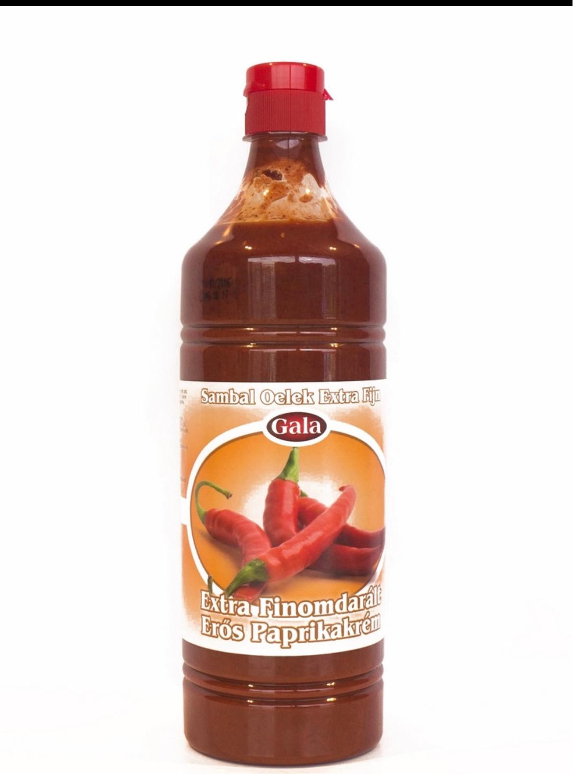Wendjoe Gala Sambal sauce piquante sans pépins (PET) 1L